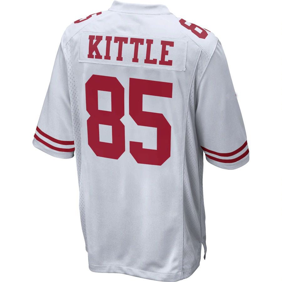 Football Jerseys SF.49ers George Kittle Jersey Black Stitched Name And Number 85 George Kittle Jersey White Stitched Name And Number 85