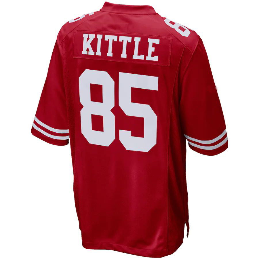 Football Jerseys SF.49ers George Kittle Jersey Red Stitched Name And Number 85