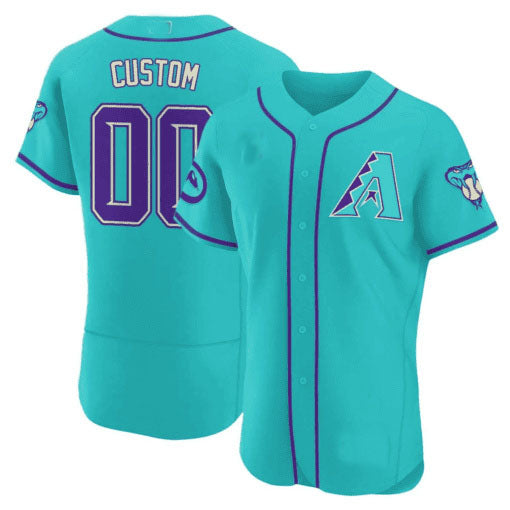 Custom Arizona Diamondbacks 2024 Teal Purple ¡§C All Stitched Baseball Jersey