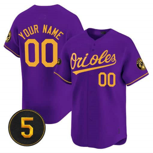 Custom Baltimore Orioles Robinson Patch Vapor Premier Limited ¡§C All Stitched Baseball Jersey