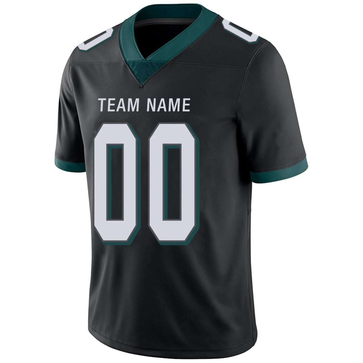 Custom P.Eagles Black Personalized Design Your Own Name and Number for Men Women Youth Footbal Jerseys