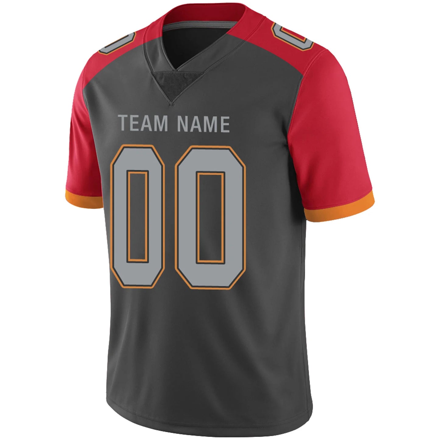 Custom TB.Buccaneers Gray Personalized Design Your Own Name and Number for Men Women Youth Footbal Jerseys