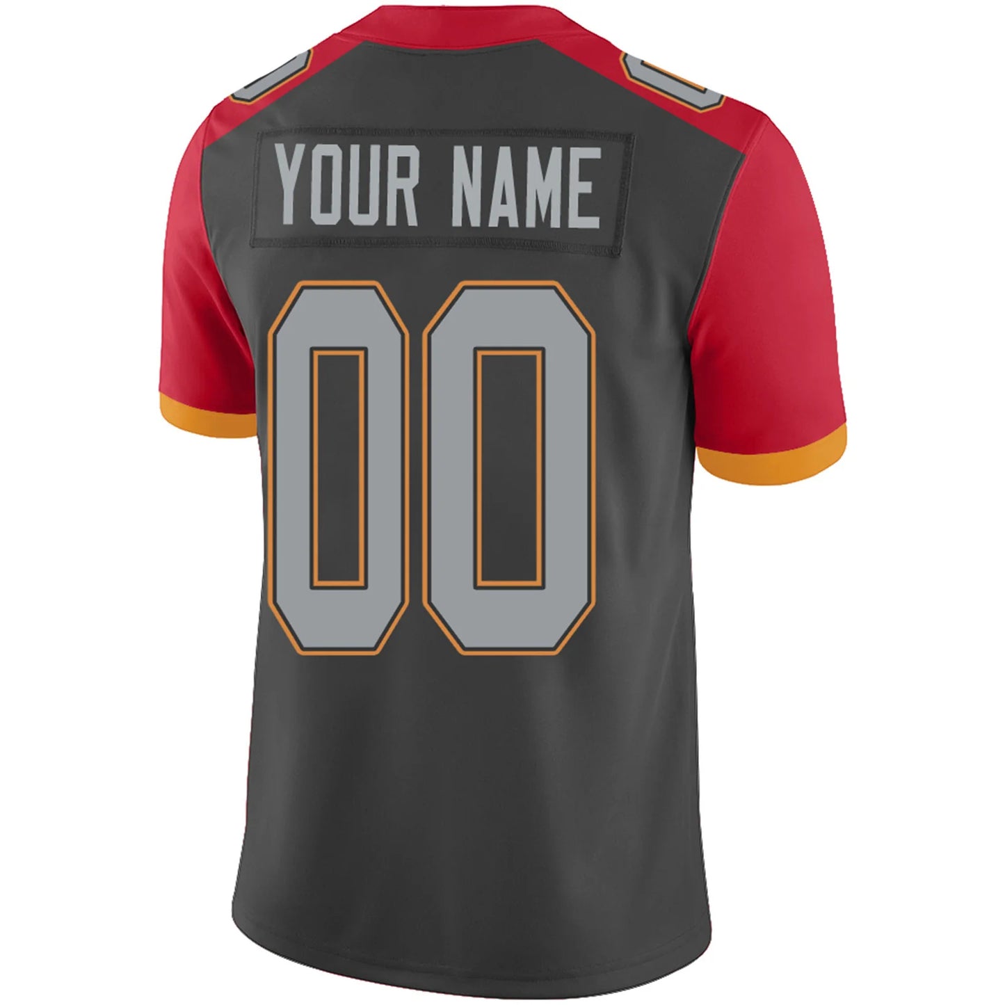Custom TB.Buccaneers Gray Personalized Design Your Own Name and Number for Men Women Youth Footbal Jerseys