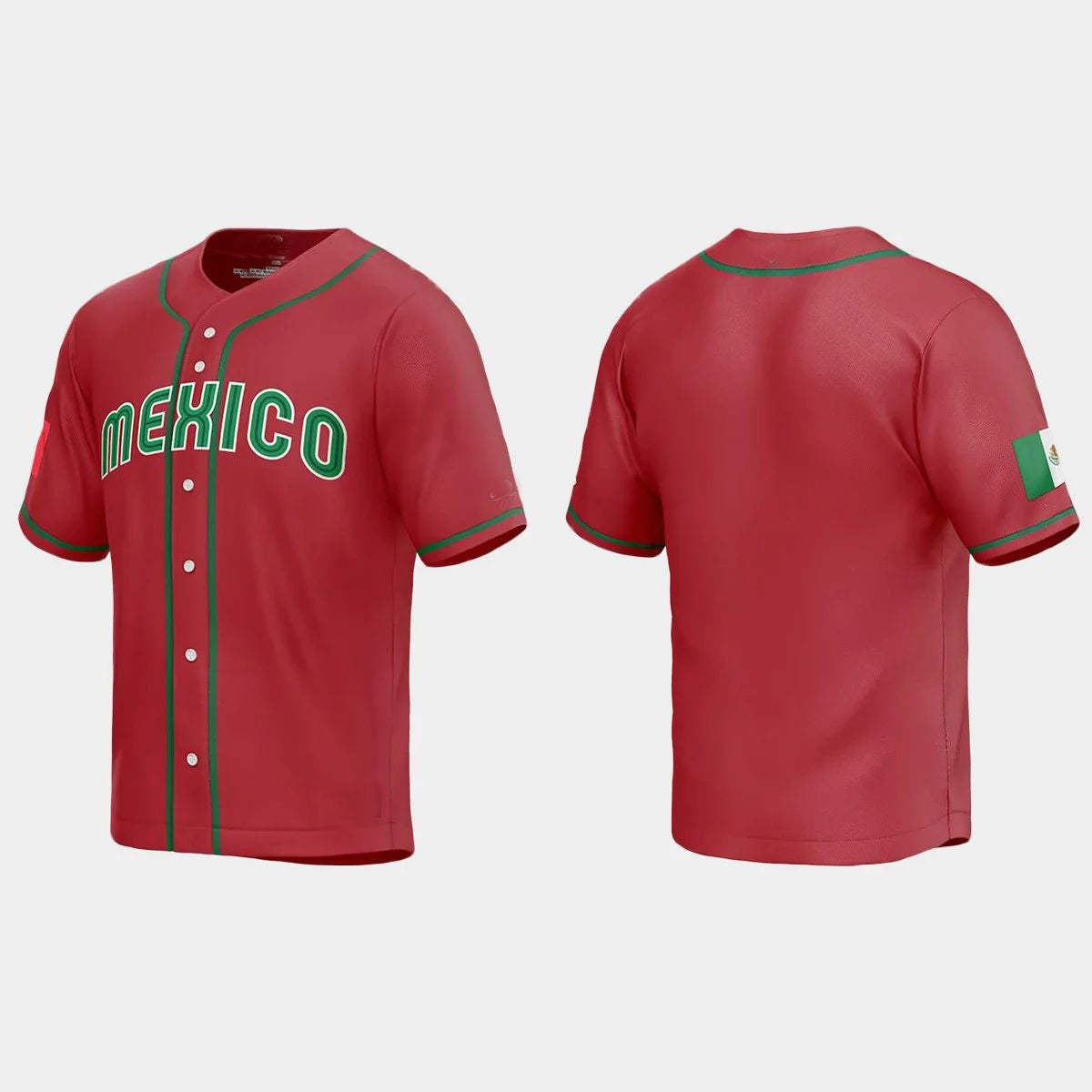 MEXICO BASEBALL 2023 WORLD BASEBALL CLASSIC JERSEY ?¡ìC RED Stitches Baseball Jerseys