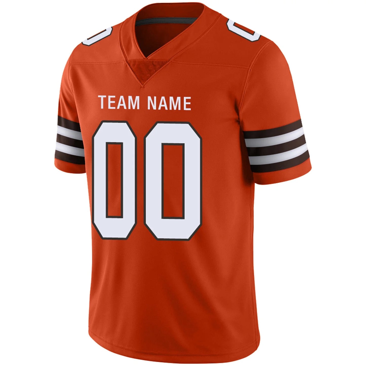 Custom C.Browns Orange Personalized Design Your Own Name and Number for Men Women Youth Footbal Jerseys