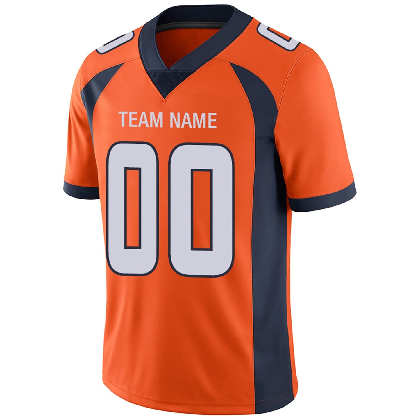 Custom D.Broncos Orange Personalized Design Your Own Name and Number for Men Women Youth Footbal Jerseys