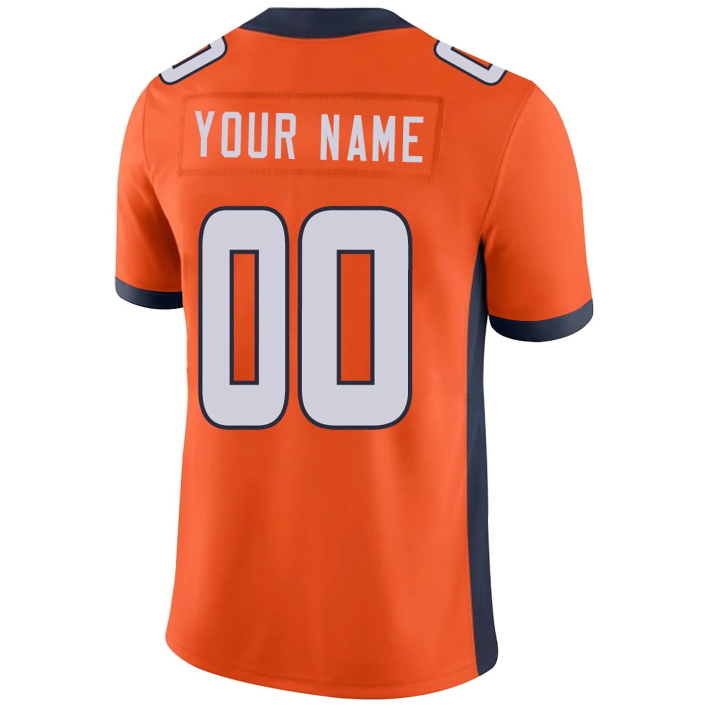 Custom D.Broncos Orange Personalized Design Your Own Name and Number for Men Women Youth Footbal Jerseys