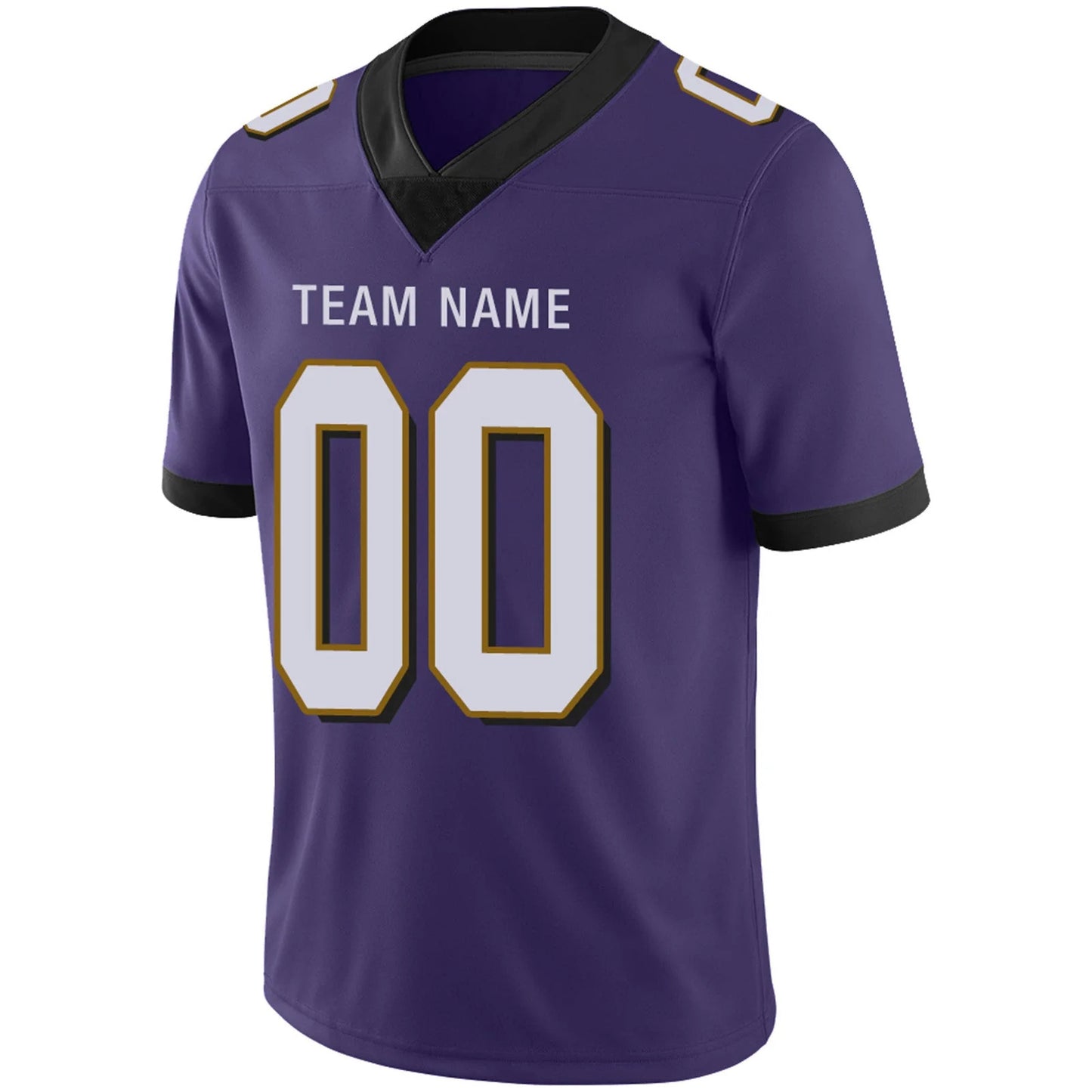 Custom B.Ravens Purple Personalized Design Your Own Name and Number for Men Women Youth Footbal Jerseys