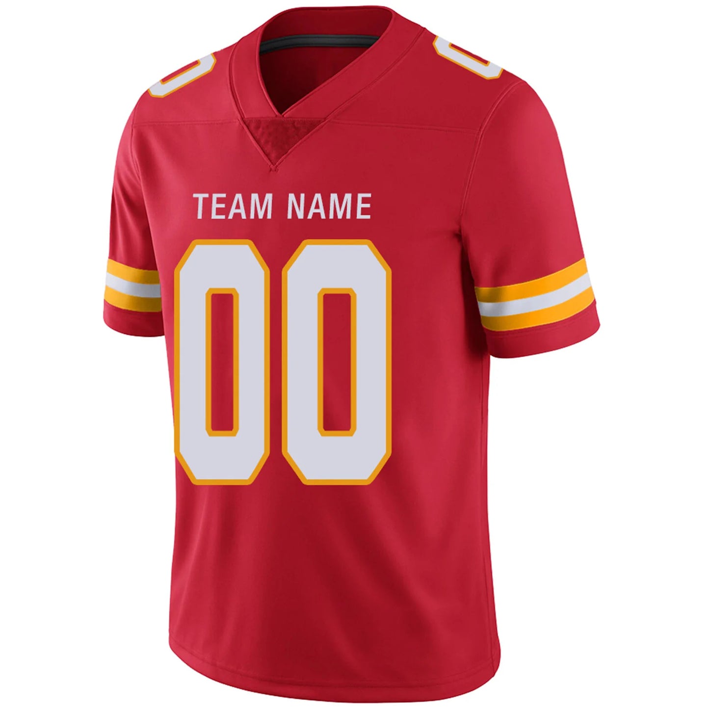 Custom KC.Chiefs Red Personalized Design Your Own Name and Number for Men Women Youth Footbal Jerseys