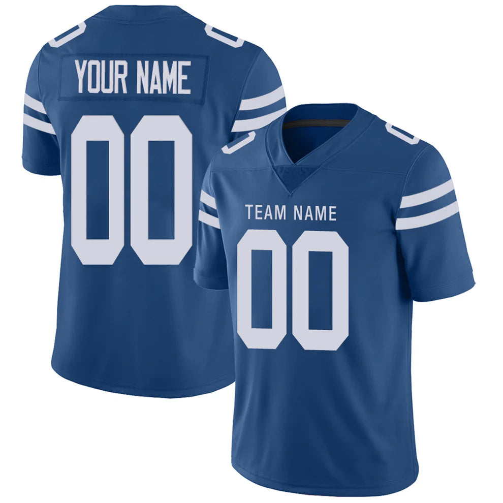 Custom IN.Colts Royal Personalized Design Your Own Name and Number for Men Women Youth Footbal Jerseys