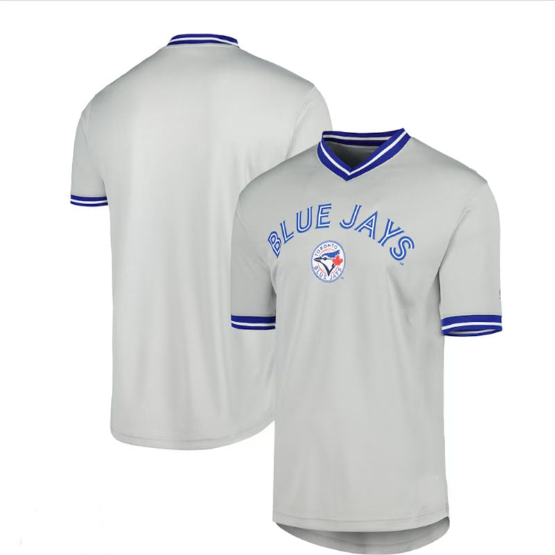 Toronto Blue Jays V-Neck Jersey - Gray Baseball Jerseys
