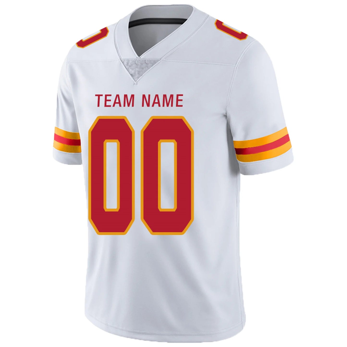 Custom KC.Chiefs White Personalized Design Your Own Name and Number for Men Women Youth Footbal Jerseys