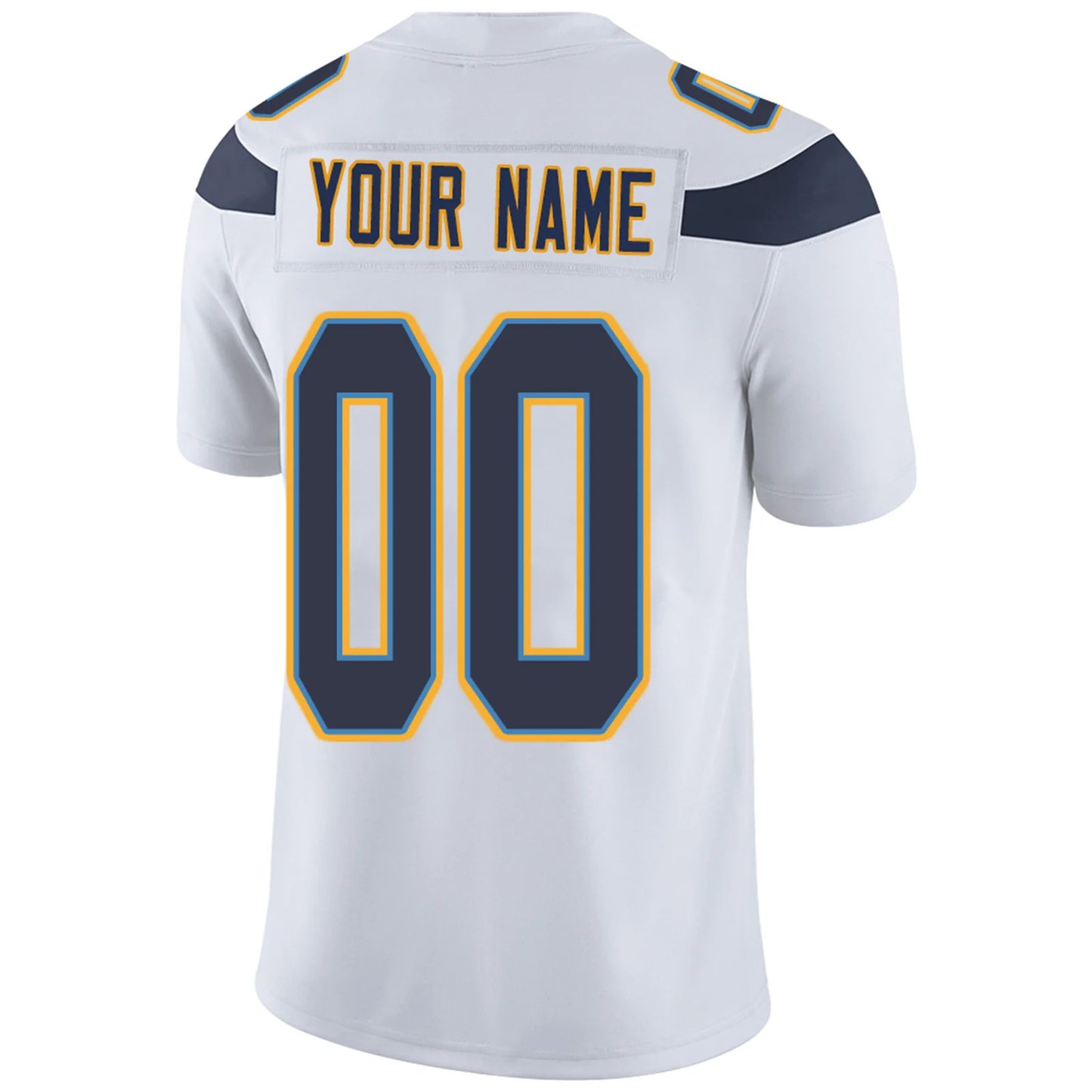 Custom LA.Chargers White Personalized Design Your Own Name and Number for Men Women Youth Footbal Jerseys