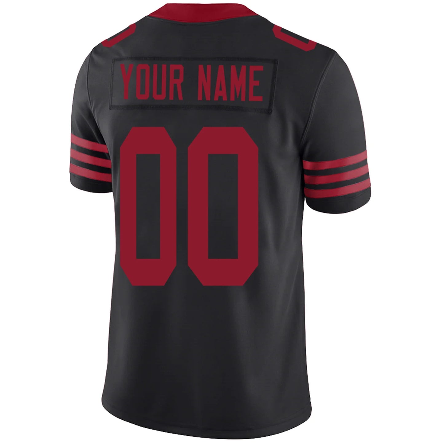 Custom SF.49ers Balck Personalized Design Your Own Name and Number for Men Women Youth Footbal Jerseys