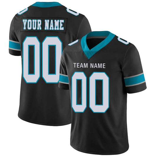 Custom C.Panthers Black Personalized Design Your Own Name and Number for Men Women Youth Footbal Jerseys