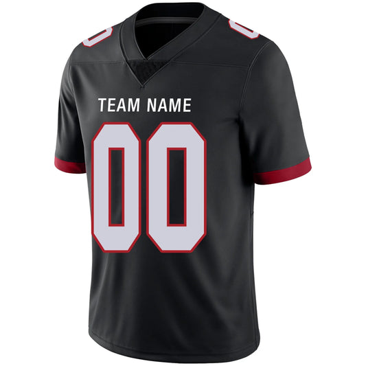 Custom A.Falcons Black Personalized Design Your Own Name and Number for Men Women Youth Footbal Jerseys