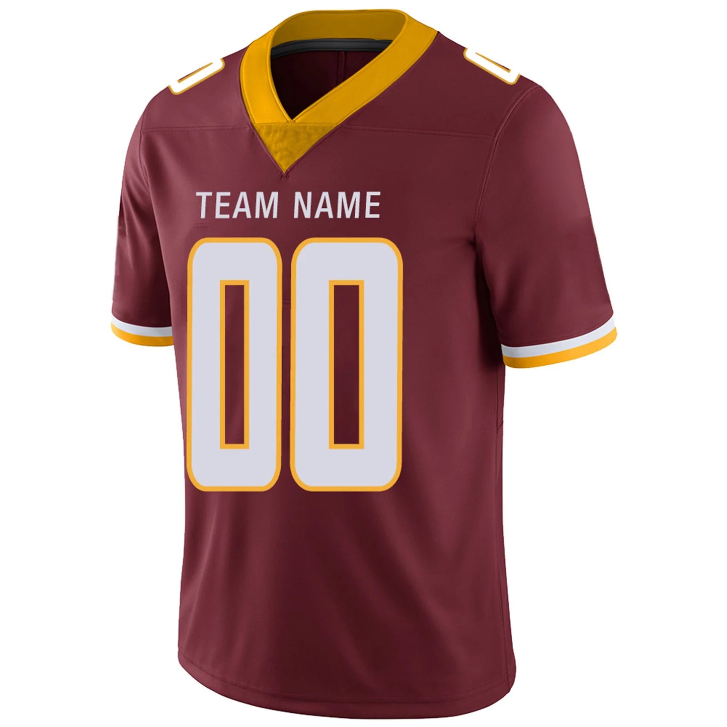 Custom W.Football Team Burgundy Personalized Design Your Own Name and Number for Men Women Youth Footbal Jerseys