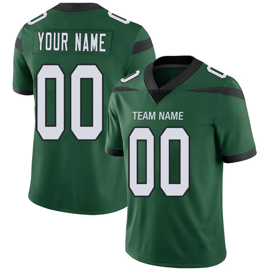 Custom NY.Jets Green Personalized Design Your Own Name and Number for Men Women Youth Footbal Jerseys