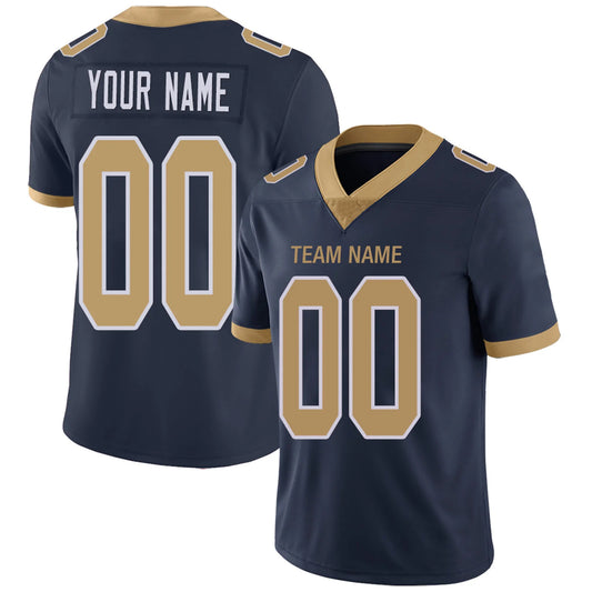 Custom LA.Chargers Navy Personalized Design Your Own Name and Number for Men Women Youth Footbal Jerseys
