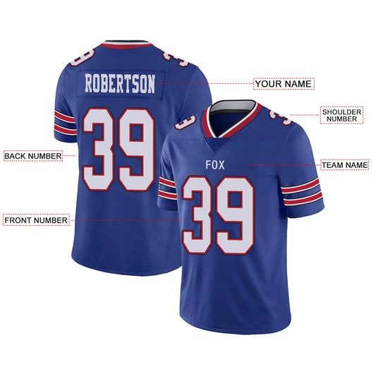 Custom B.Bills Royal Personalized Design Your Own Name and Number for Men Women Youth Footbal Jerseys