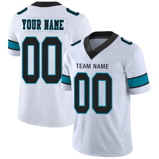 Custom C.Panthers White Personalized Design Your Own Name and Number for Men Women Youth Footbal Jerseys