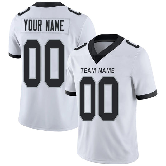Custom LV.Raiders White Personalized Design Your Own Name and Number for Men Women Youth Footbal Jerseys