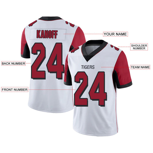 Custom A.Falcons White Personalized Design Your Own Name and Number for Men Women Youth Footbal Jerseys