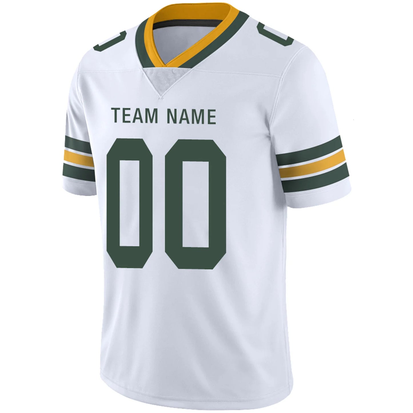 Custom GB.Packers White Personalized Design Your Own Name and Number for Men Women Youth Footbal Jerseys